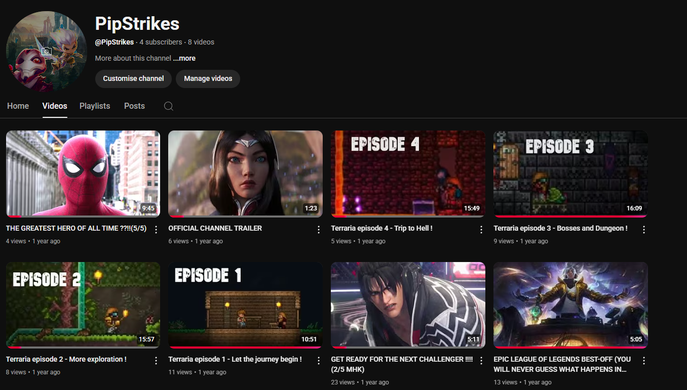 Edition de vidéos Youtube